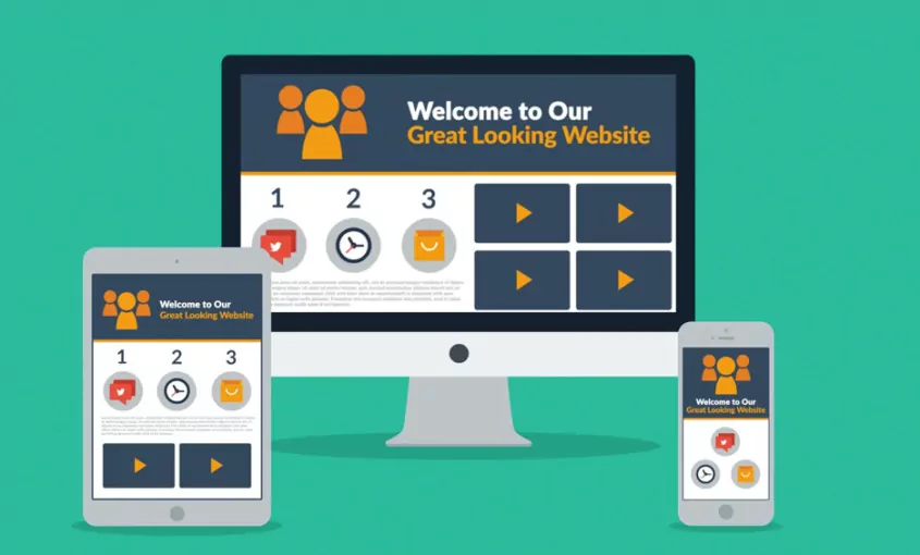 responsive website design services - astound