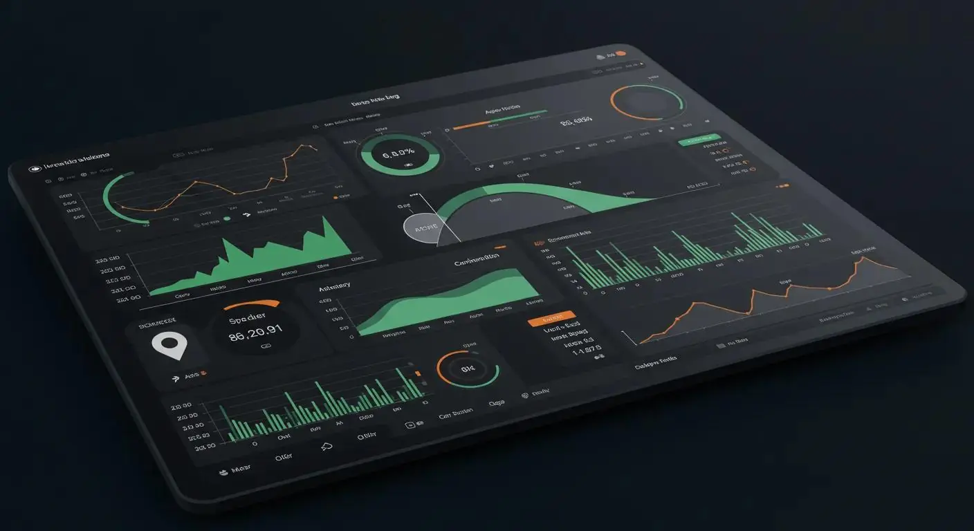 Dashboard with dynamic bidding metrics showing AI-driven campaign optimization