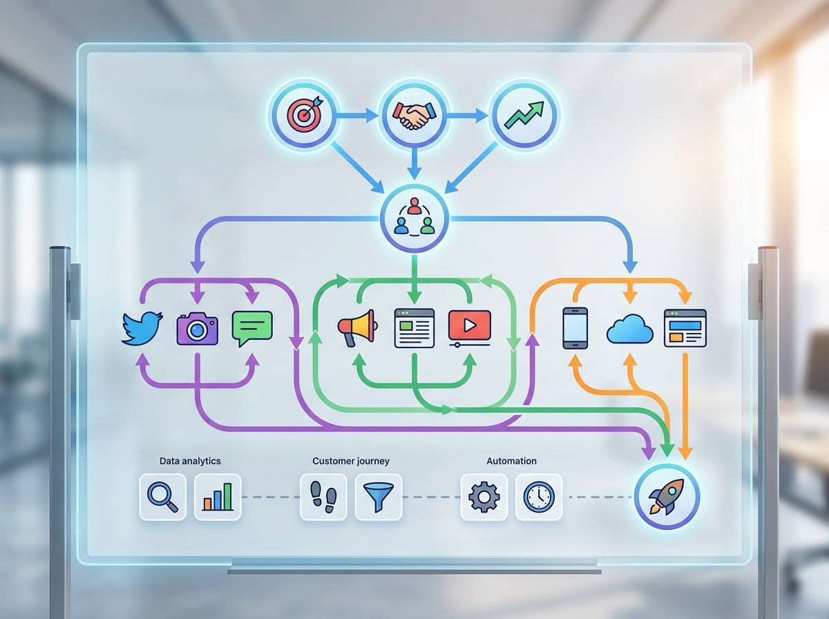 Digital strategy planning that aligns multiple digital channels to work together cohesively