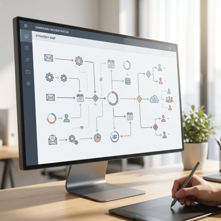 Marketing automation strategy and planning through structured workflows and campaign design