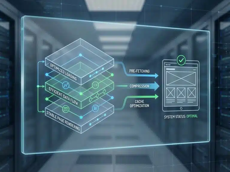 Website performance optimization services focused on speed, stability, and reliability