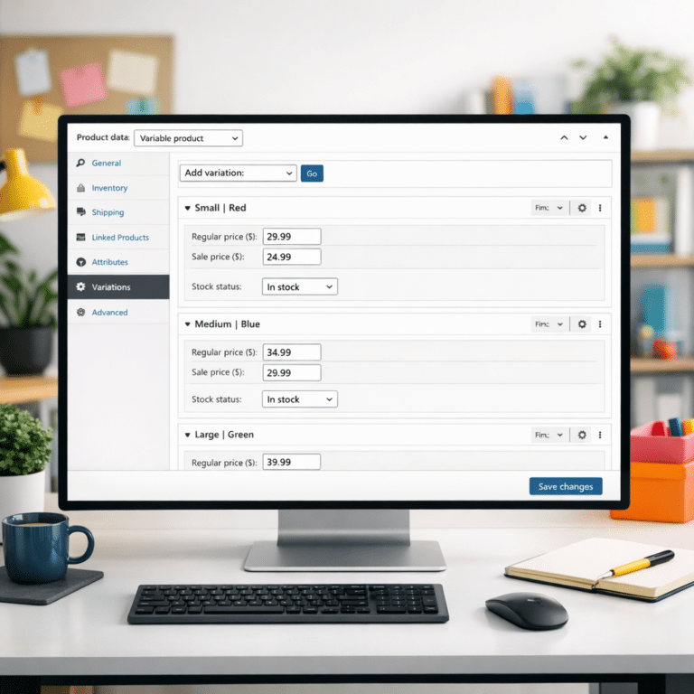 WooCommerce product and catalog configuration