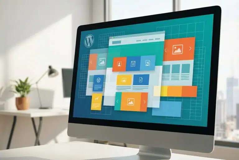 WordPress design services focused on layout, usability, and visual structure