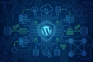 WordPress development process focused on scalable and secure website architecture