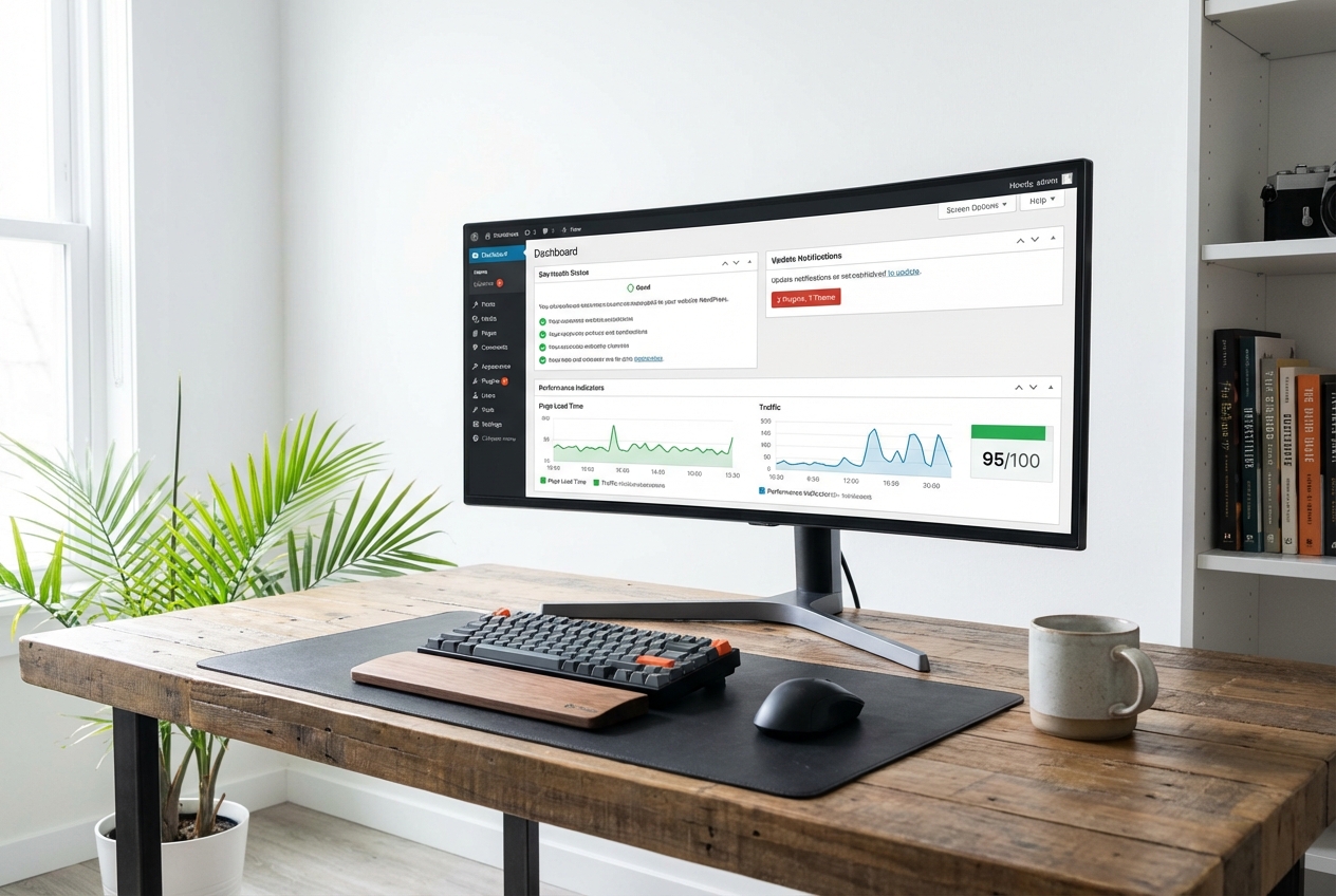 WordPress support services focused on site stability and maintenance