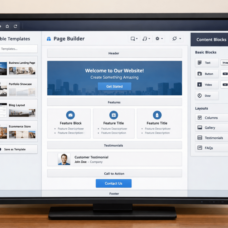 Custom WordPress templates and layout development