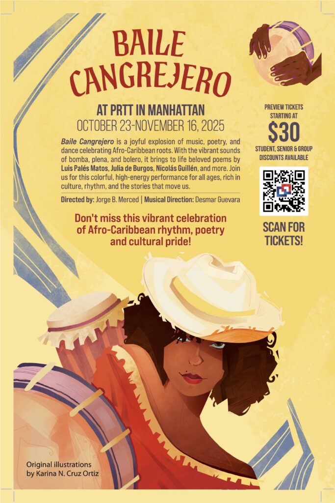 Baile Cangrejero 11×17 promotional poster designed for street team distribution